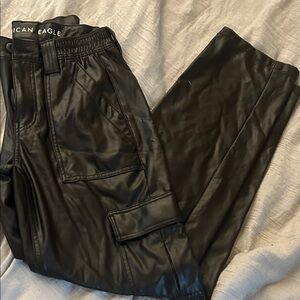 American Eagle Outfitters Womens Sleek Brown Cargo Pants